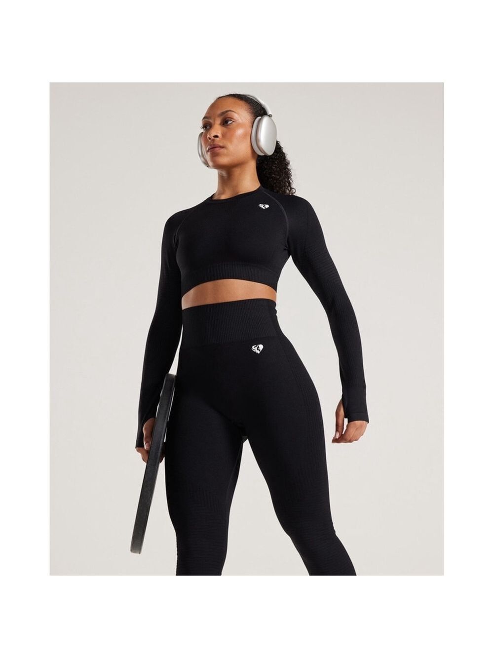 Women’s Best Power Seamless Long Sleeve Crop Top Size S